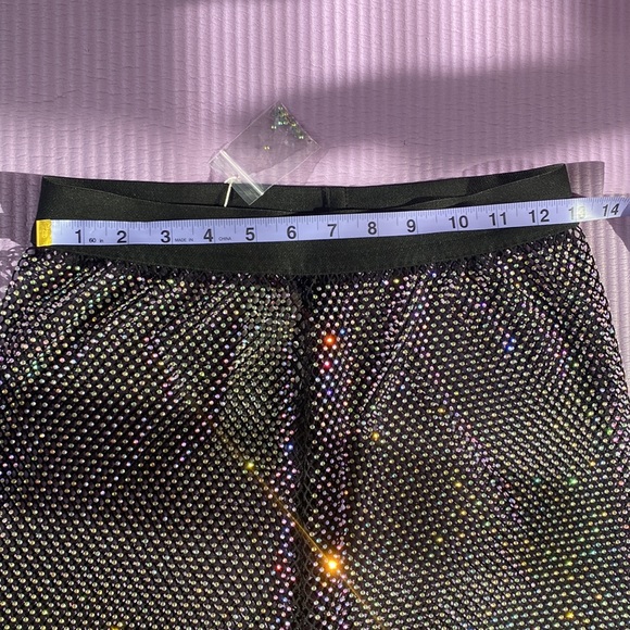 Mesh Rhinestone Pants - Picture 7 of 11